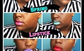 Spring Lipstick Lookbook