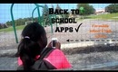 Back to school apps!: Middle school and High school