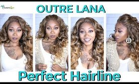 Perfect Hairline Synthetic Wig - Outre LANA (13x6 lace frontal) PLUS STYLES ☆ Samsbeauty