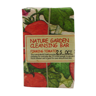 The Face Shop Nature Garden Cleansing Bar - Firming Tomato