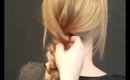 How to braid long hair with Redken product singature look.