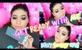 Get Ready with ME: Navy Smokey Eyes