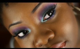 ♥Milani Bella Teal Eye Shadow Tutorial♥