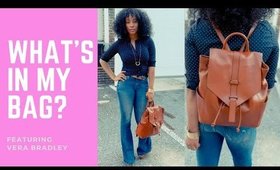 What’s in My Vera Bradley Big Sky Backpack? #pinkklipstick