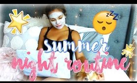 SUMMER Night Routine Glam & Skin Care Routine | Belinda Selene