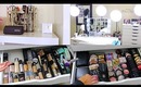 Updated Beauty Room Tour & Makeup Collection!