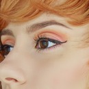 Orange and pink eyes for San Valentin