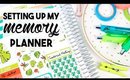 Setting Up My Memory Keeping Planner | Erin Condren Horizontal Life Planner