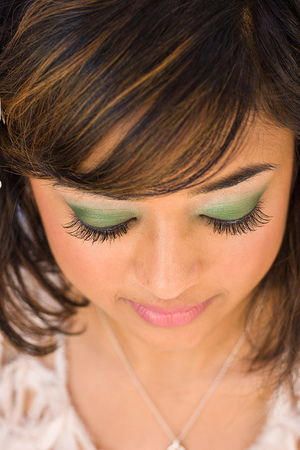 Beauty By J.Rose: shimmer green look using Inglot eyeshadows ~ 1