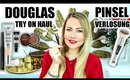 LIVE TEST Douglas Haul März 2020 - (Ich teste neues Makeup + Verlosung It Cosmetics Pinsel)