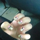 Multi colored nails 