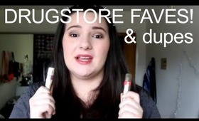 My Favorite Drugstore Products! (and DUPES!)