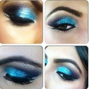 blue and glitter