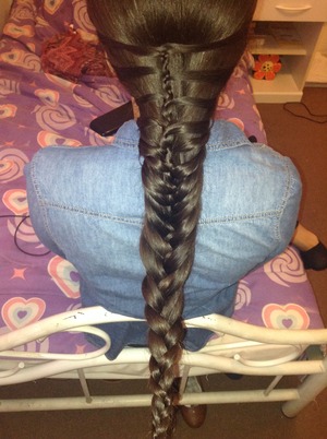 The braid i did today on my best friend <3 