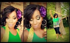 Lime  Makeup Tutorial OOTD~Song at the end Feature Me My brother and friend
