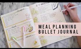 Bullet Journal Set Up | How To Meal Plan | ANN LE