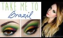 "Take Me to Brazil" - Bright & Colorful Makeup Tutorial