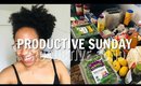VLOG: Productive Sunday, Healthy Grocery Haul, Cook  Dinner with Me