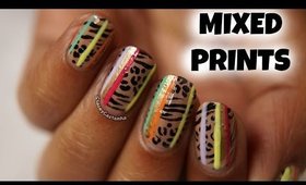 Mixed Prints NAILART tutorial