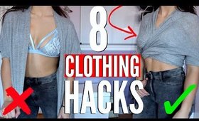 8 Clothing Hacks EVERY Girl MUST Know !!