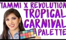 Testing Tammi x Revolution Tropical Carnival Palette: Swatches, Demos