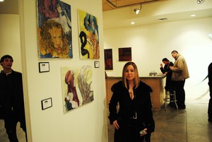 at my art gallery show ~winter wear~ 