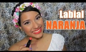 Labios Naranja: Tutorial + Colección de labiales naranja y coral + BLOOPERS al final