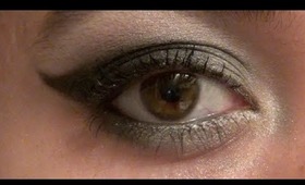 Catwoman Inspired Eye Makeup (Black and Silver)