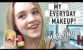 Putting On My Face | Everyday Makeup + IM BLONDE!?