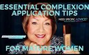 How to Color Match Foundation, use Color Correctors, and apply Foundation for mature women