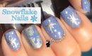 Easy Snowflake Nail Art by The Crafty Ninja