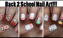 Back To School Nails!!! Three Easy Designs!