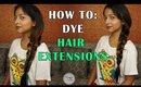 HOW TO: Dye Hair Extensions at Home | From Blonde to Dark Brown | Irresistable Me Hair Extensions
