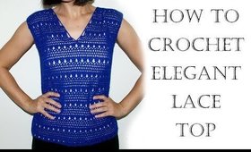 How To Crochet Elegant Lace Top