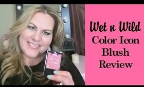 Wet n Wild Color Icon Blush Review - Pearlescent Pink