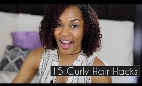 🌀15 Curly Hair Hacks EVERY CURLY GIRL SHOULD KNOW | Curly Hair Routine Tips ◌ alishainc