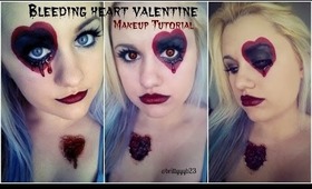 Bleeding Heart Valentine Makeup Tutorial