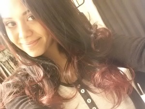 This is my hair for now, soon will be blonde again! Got this done at hair secret salon in upland, ca (: