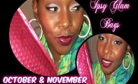 October & November Ispy glam bags