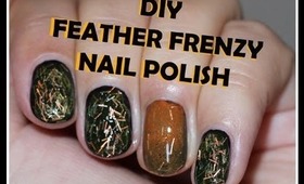 DIY Nail Polish - Fuzzy Coat / Feather Frenzy