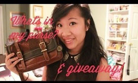 What's in My Purse + GIVEAWAY