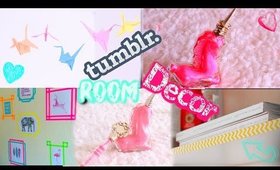 DIY TUMBLR INSPIRED DORM ROOM DECOR