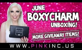 June BoxyCharm Unboxing! | More Giveaway Items! | Tanya Feifel-Rhodes