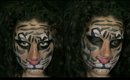Tiger Face Painting Makeup Tutorial (No Bland Makeup)