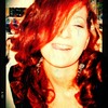 Red curly hair