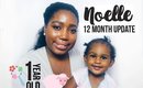 12 MONTH BABY UPDATE: NOELLE | Jessica Chanell
