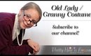 How To: Halloween Old Lady/Granny Costume and Makeup | Pretty Hair is Fun