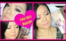 First Date Neutral Glam Makeup Tutorial & OFTD (Chocolate Bar Palette)