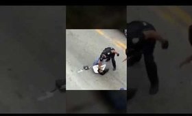 Miami Police Push & Chokes Woman On Beach