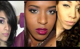 BH Cosmetics Giveaway + Collab w/ JustJasmine24 & OnebeautyAddict Dark Berry Lips + Bold Eyes